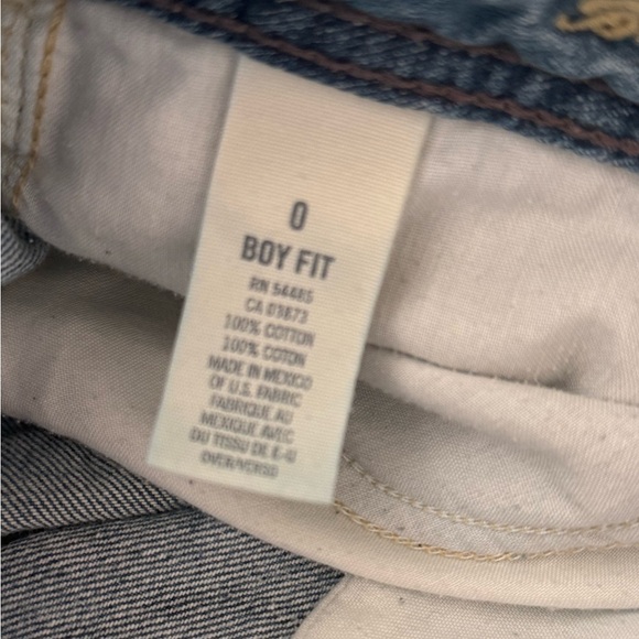 American Eagle Boyfriend Wide Leg Jeans – Women’s Size 0 - Picture 6 of 10